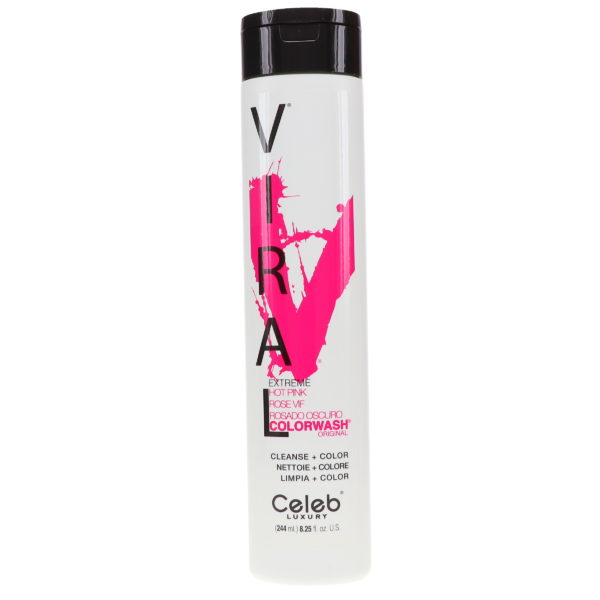 Celeb Luxury Viral Extreme Hot Pink Color Wash Shampoo 8.25 oz
