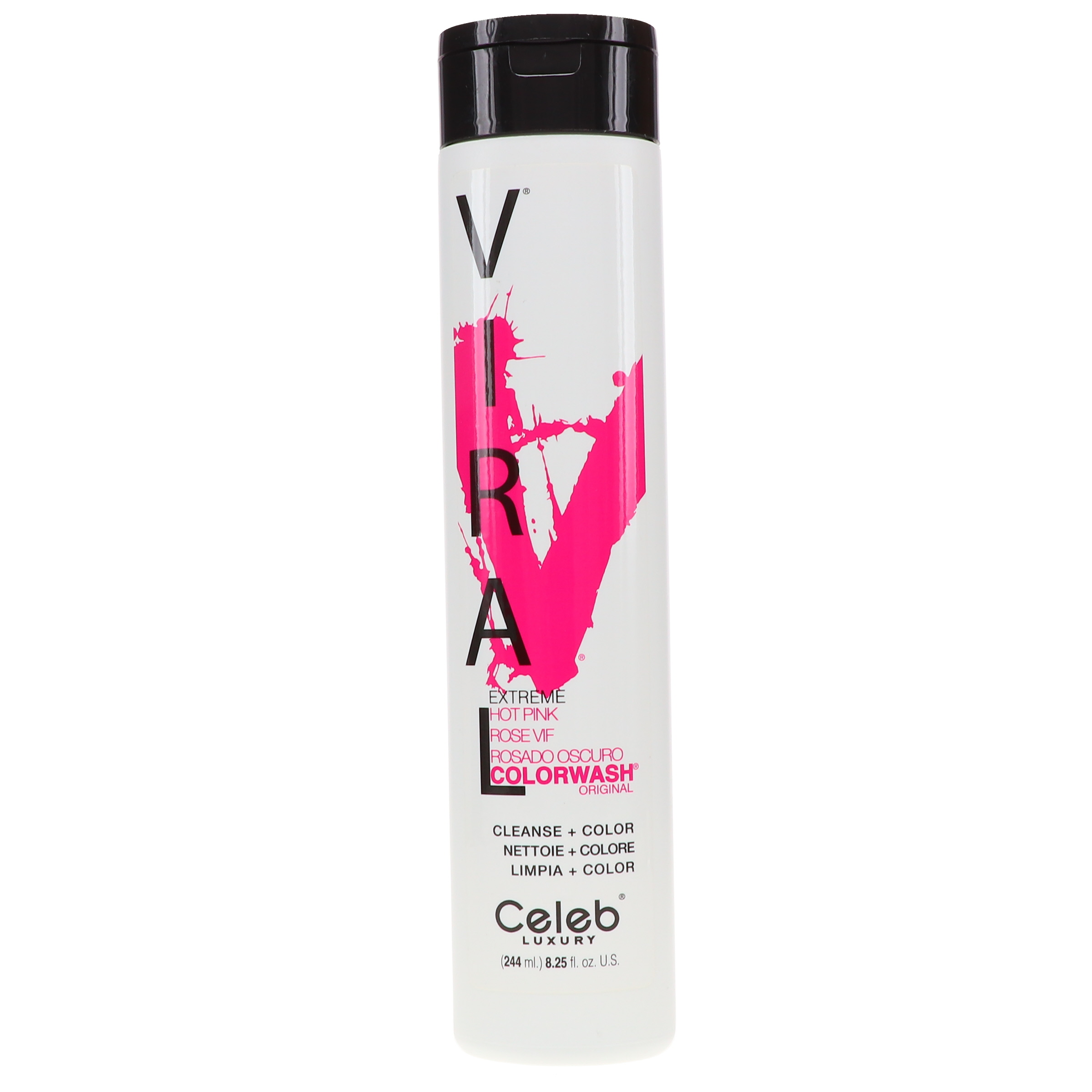 Celeb Luxury Viral Extreme Pink Color Wash Shampoo 8.25 oz ~ Beauty