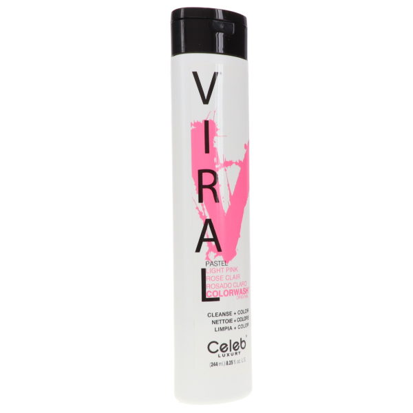 Celeb Luxury Viral Light Pink Color Wash Shampoo 8.25 oz