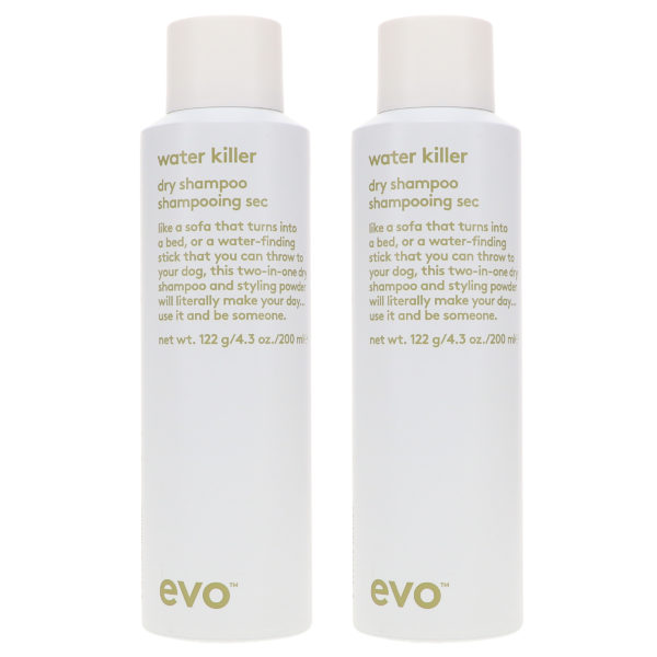 EVO Water Killer Dry Shampoo 4.3 oz 2 Pack