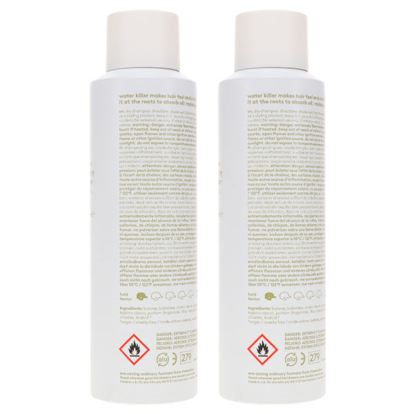 EVO Water Killer Dry Shampoo 4.3 oz 2 Pack