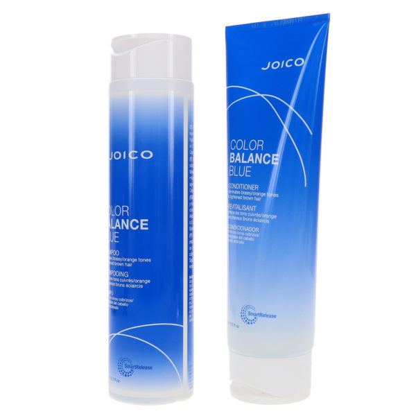 Joico Color Balance Shampoo Blue 10.14 oz & Color Balance Conditioner Blue 8.5 oz Combo Pack