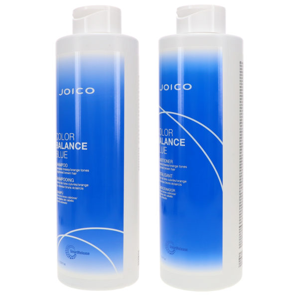 Joico Color Balance Shampoo Blue 33.8 oz & Color Balance Conditioner Blue 33.8 oz Combo Pack