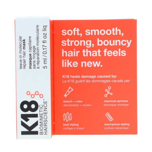 K18 Leave-In Molecular Repair Hair Mask 0.17 oz