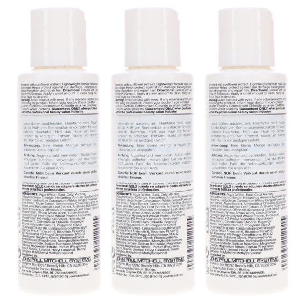 Paul Mitchell Color Protect Daily Conditioner 3.4 oz 3 Pack