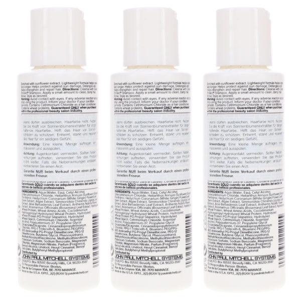 Paul Mitchell Color Protect Daily Conditioner 3.4 oz 3 Pack