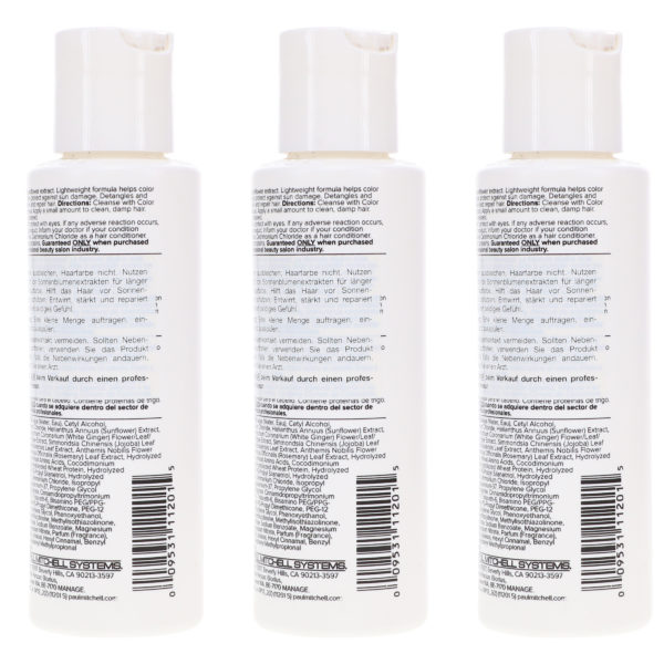 Paul Mitchell Color Protect Daily Conditioner 3.4 oz 3 Pack