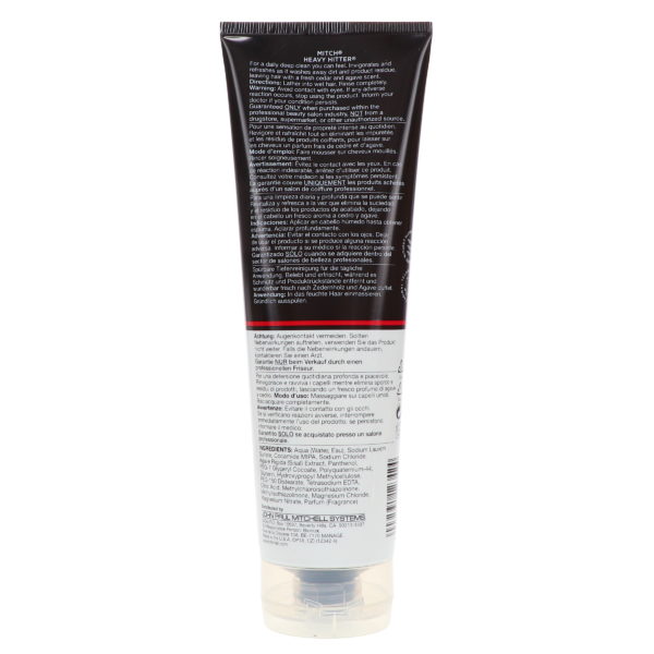 Paul Mitchell Mitch Heavy Hitter Deep Cleansing Shampoo 8.5 oz