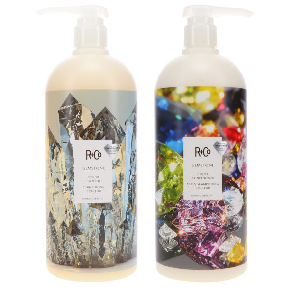 R+CO Gemstone Color Shampoo 33.8 oz & Gemstone Color Conditioner 33.8 oz Combo Pack