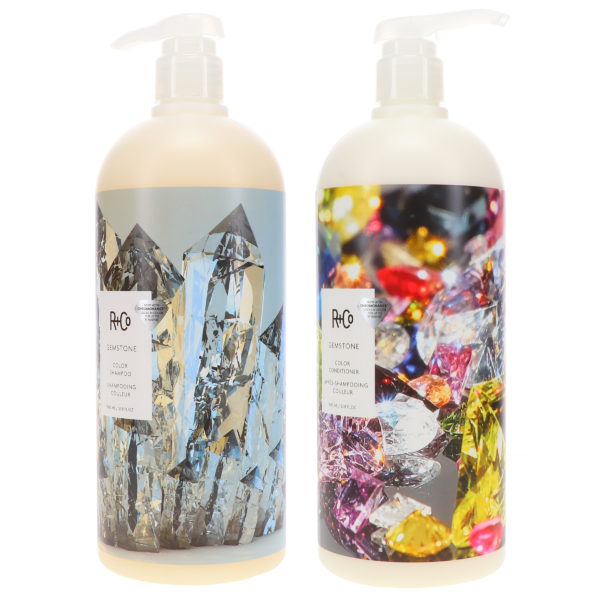 R+CO Gemstone Color Shampoo 33.8 oz & Gemstone Color Conditioner 33.8 oz Combo Pack