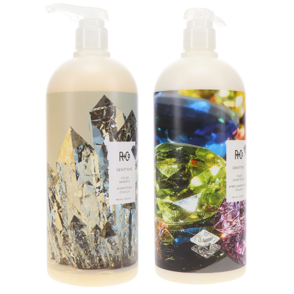 R+CO Gemstone Color Shampoo 33.8 oz & Gemstone Color Conditioner 33.8 oz Combo Pack