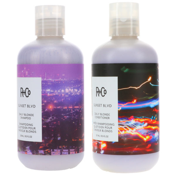 R+CO Sunset Blvd Blonde Shampoo 8.5 oz & Sunset Blvd Blonde Conditioner  8.5 oz Combo Pack