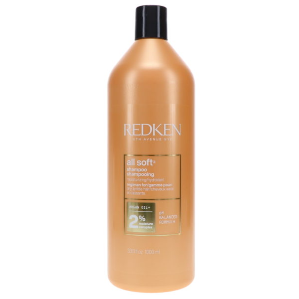 Redken All Soft Shampoo 33.8 oz