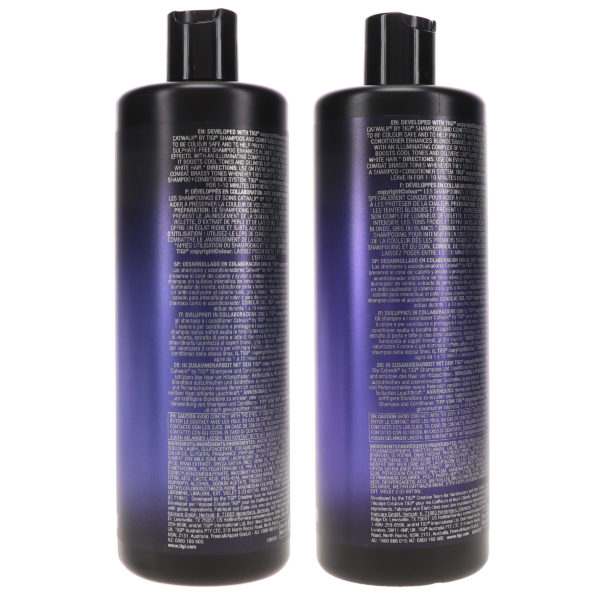 TIGI Catwalk Fashionista Violet Shampoo 25.36 oz & Catwalk Fashionista Violet Conditioner 25.36 oz Combo Pack