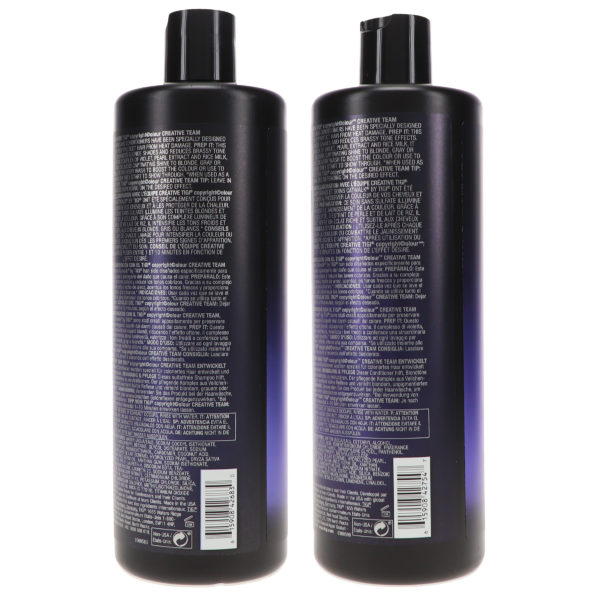 TIGI Catwalk Fashionista Violet Shampoo 25.36 oz & Catwalk Fashionista Violet Conditioner 25.36 oz Combo Pack