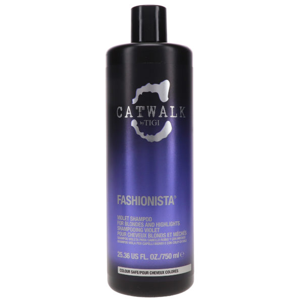 TIGI Catwalk Fashionista Violet Shampoo 25.36 oz & Catwalk Fashionista Violet Conditioner 25.36 oz Combo Pack