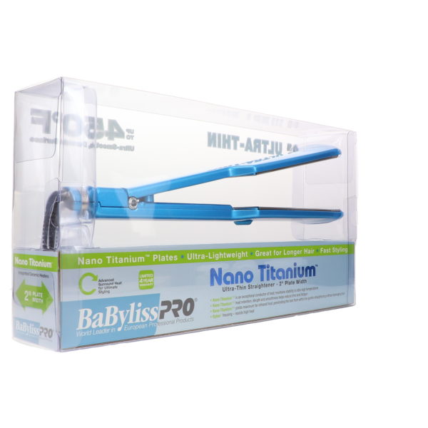 BaBylissPRO Nano Titanium Ultra-Thin Flat Iron 2 Inch