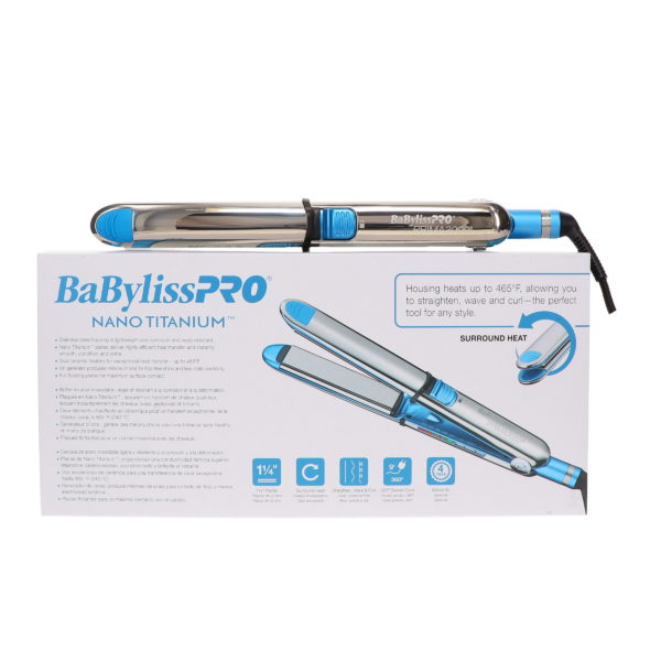 BaBylissPRO Nano Titanium Prima3000 1¼" Ionic Straightener