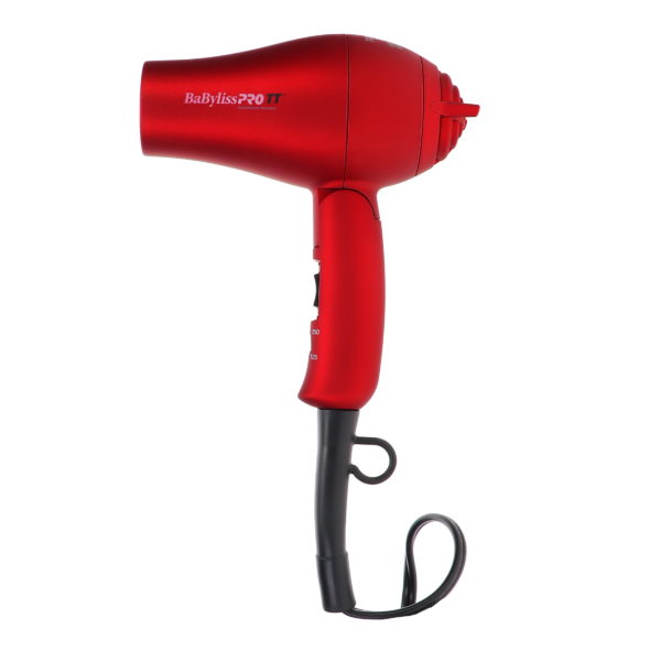 BaBylissPRO TT Tourmaline Titanium Travel Dryer Red