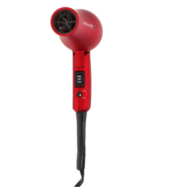 BaBylissPRO TT Tourmaline Titanium Travel Dryer Red