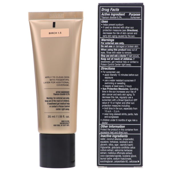 bareMinerals Complexion Rescue Tinted Hydrating Gel Cream Broad Spectrum SPF 30 Birch 1.5 1.18 oz