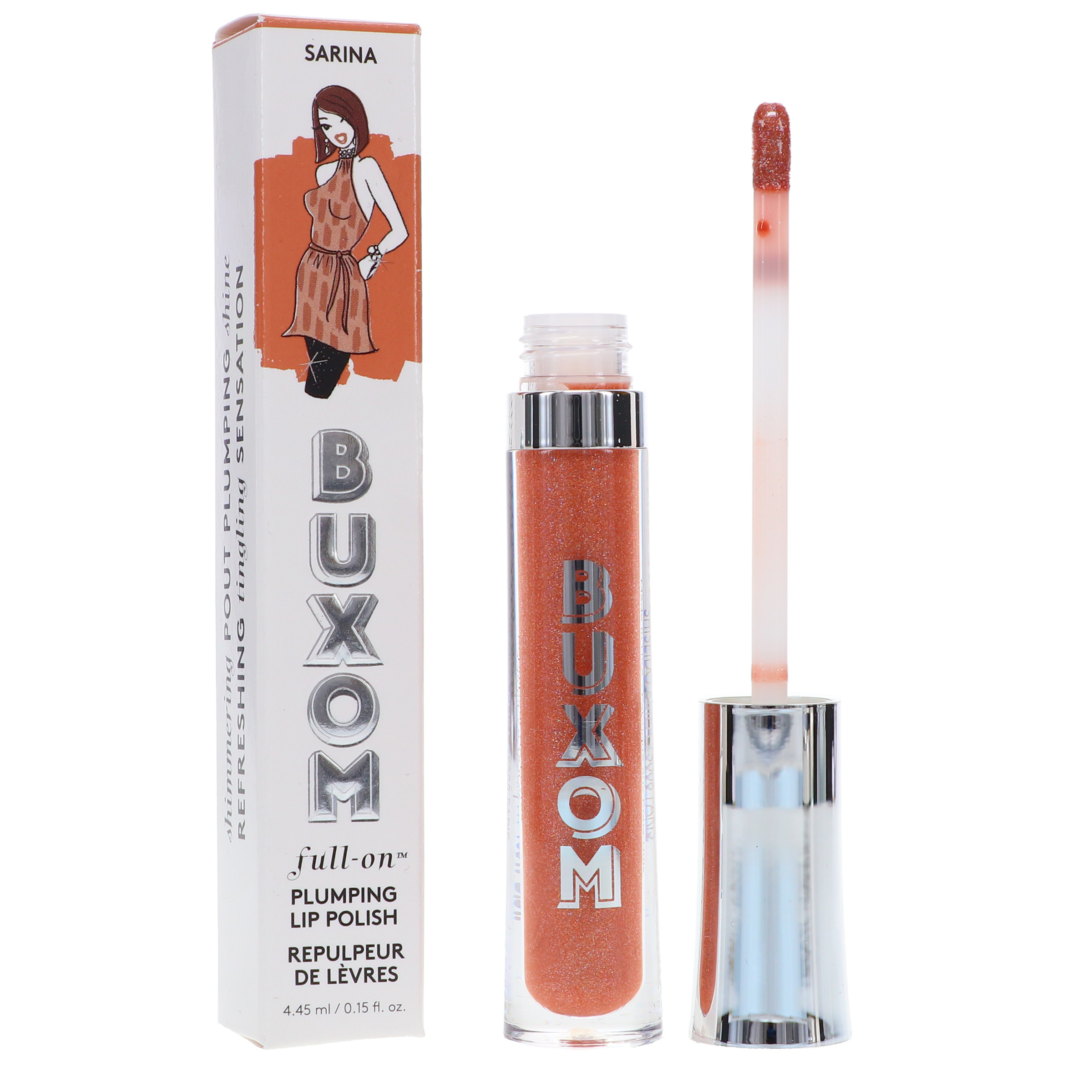 BUXOM Full-On Plumping Lip Polish Gloss Sarina 0.15 oz