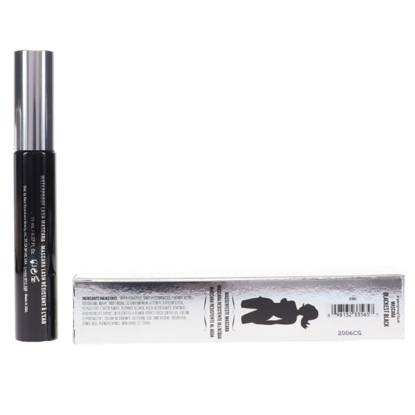 BUXOM Lash Waterproof Volumizing Mascara Blackest Black 0.37 oz