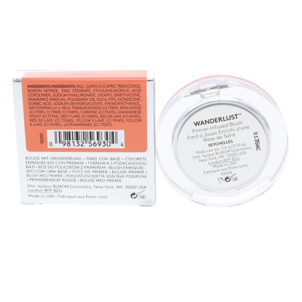 BUXOM Wanderlust Primer-Infused Blush Seychelles 0.13 oz