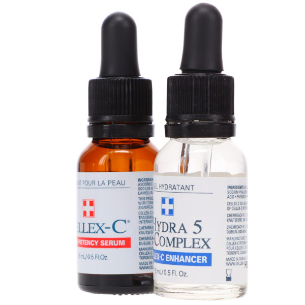 Cellex-C 2-Step Starter Kit, High-Potency Serum, Hydra 5 B-Complex 1 kit
