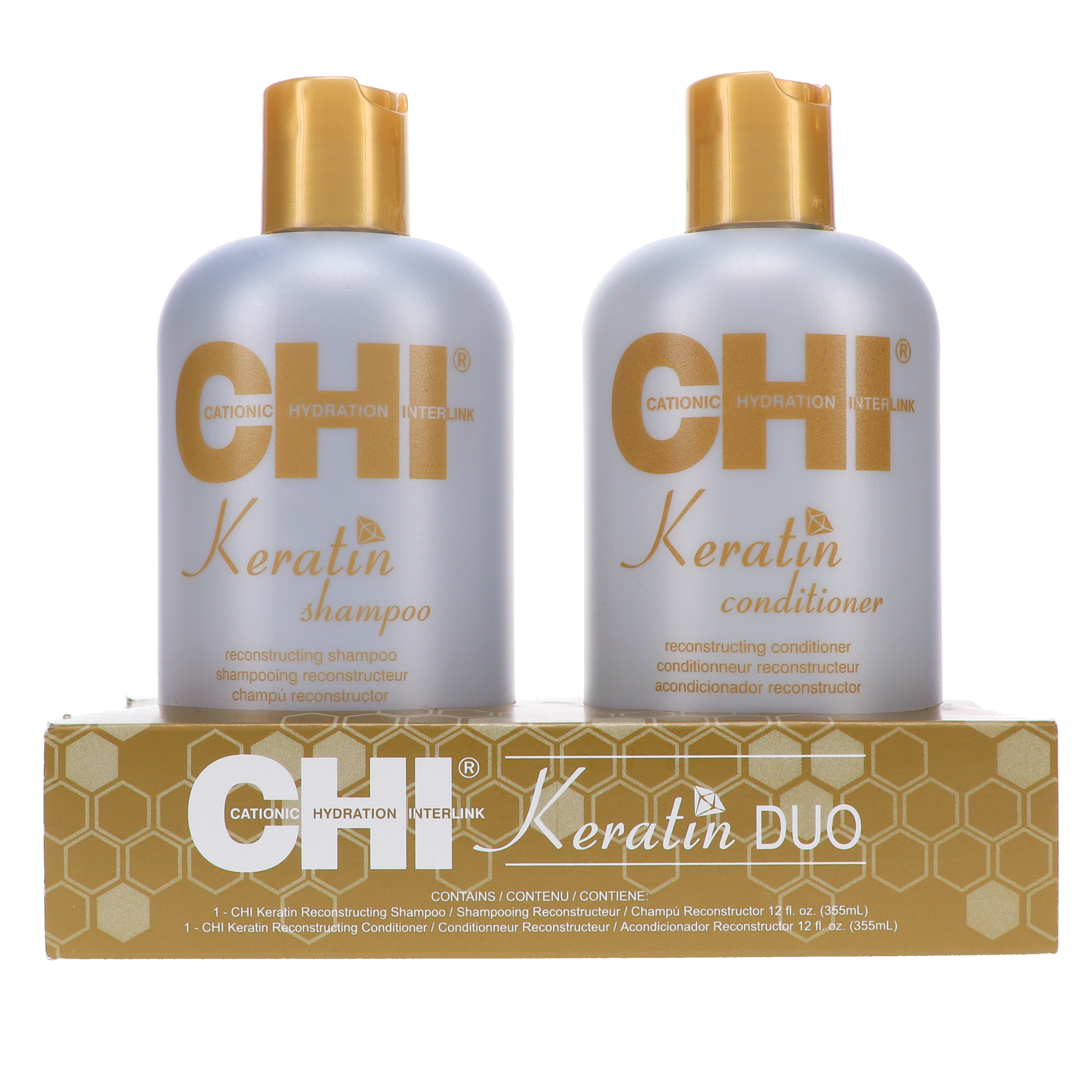 CHI Keratin The Gold Treatment Duo