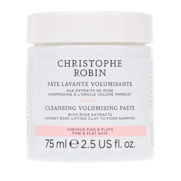 Christophe Robin Cleansing Volumizing Paste with Rassoul Clay and Rose Extracts 2.5 oz