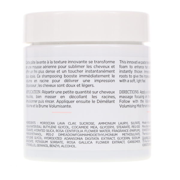 Christophe Robin Cleansing Volumizing Paste with Rassoul Clay and Rose Extracts 2.5 oz