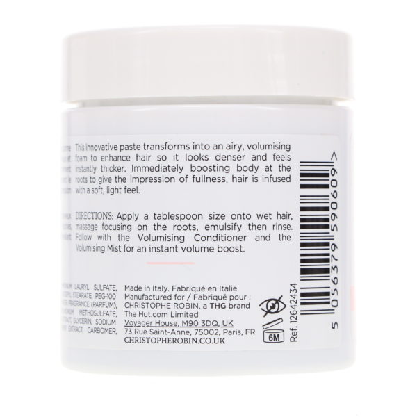 Christophe Robin Cleansing Volumizing Paste with Rassoul Clay and Rose Extracts 2.5 oz