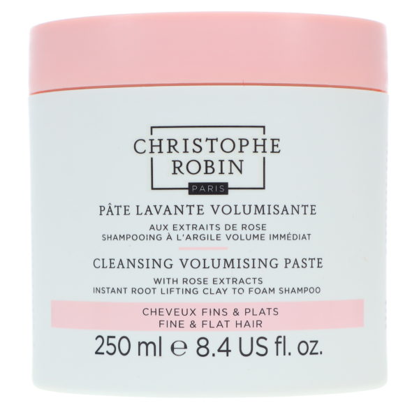 Christophe Robin Cleansing Volumizing Paste with Rassoul Clay and Rose Extracts 8.4 oz