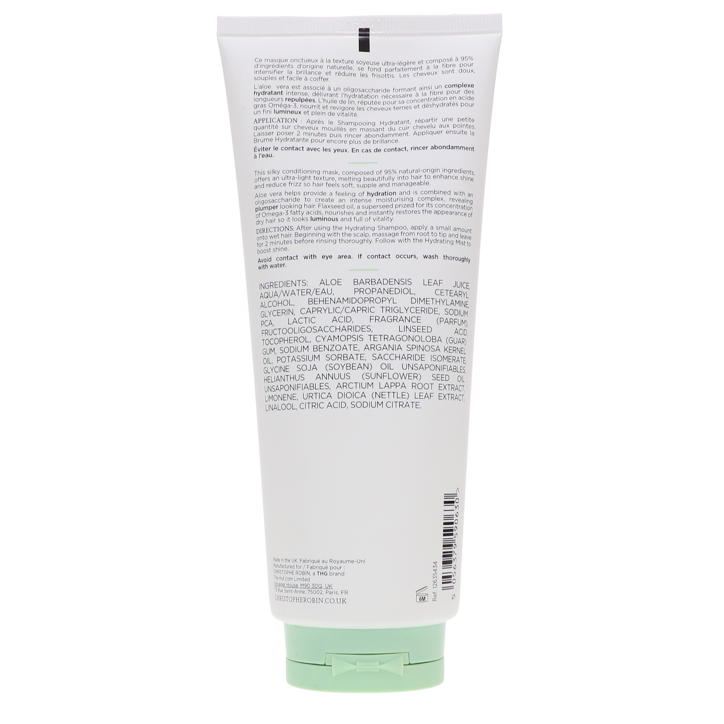 Christophe Robin Hydrating Melting Hair Mask with Aloe Vera 6.7 oz