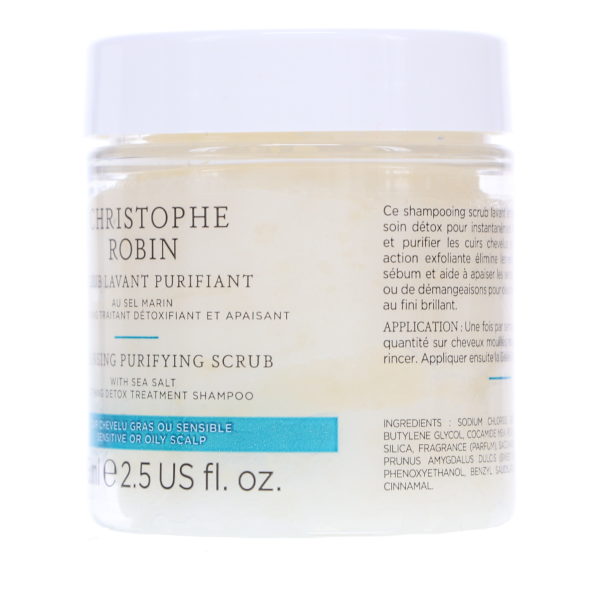 Christophe Robin Purifying Scalp Scrub with Sea Salt 2.5 oz