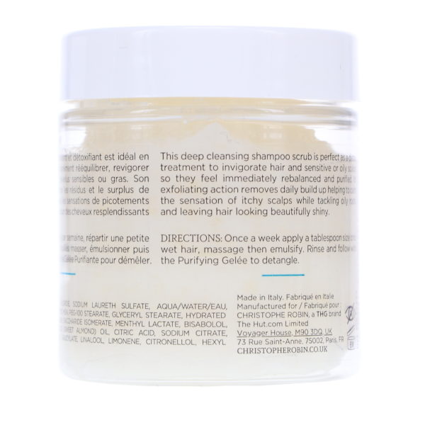 Christophe Robin Purifying Scalp Scrub with Sea Salt 2.5 oz