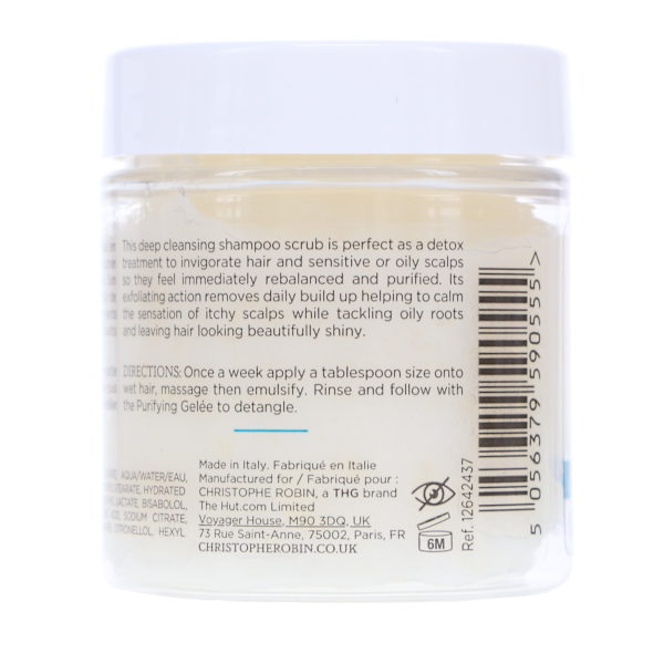 Christophe Robin Purifying Scalp Scrub with Sea Salt 2.5 oz