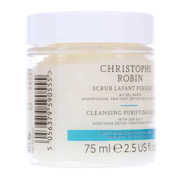 Christophe Robin Purifying Scalp Scrub with Sea Salt 2.5 oz