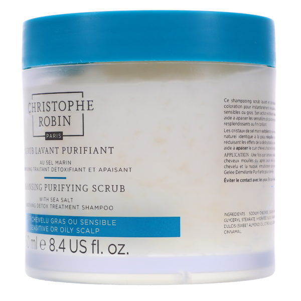 Christophe Robin Purifying Scalp Scrub with Sea Salt 8.4 oz