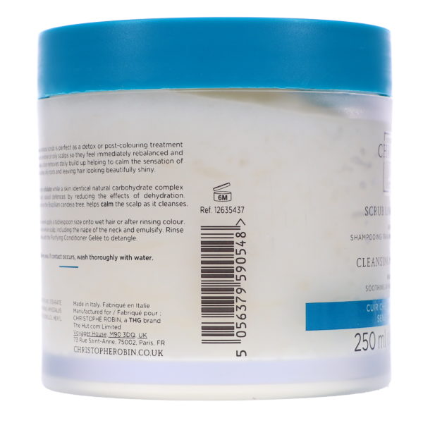 Christophe Robin Purifying Scalp Scrub with Sea Salt 8.4 oz