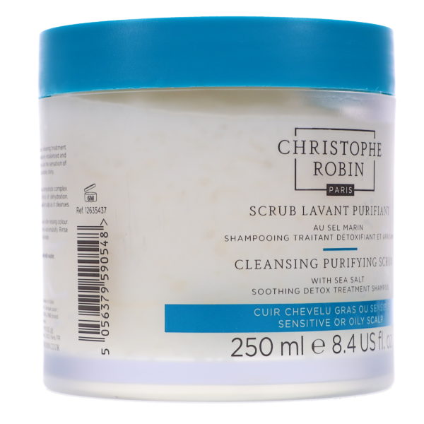 Christophe Robin Purifying Scalp Scrub with Sea Salt 8.4 oz