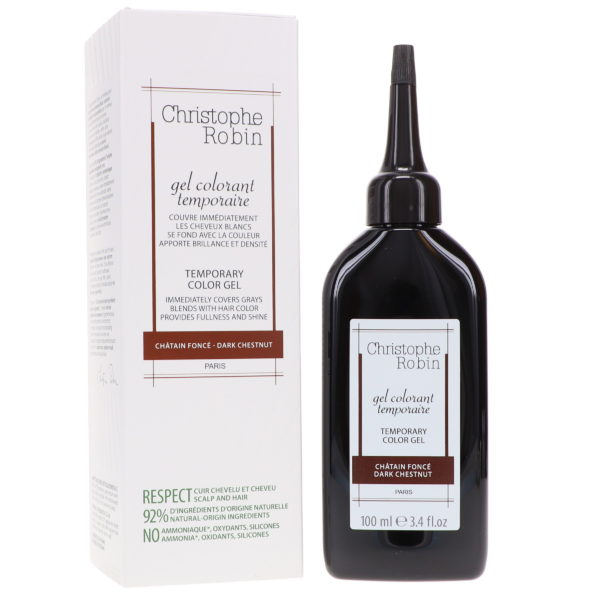 Christophe Robin Temporary Color Gel Dark Chestnut 3.4 oz