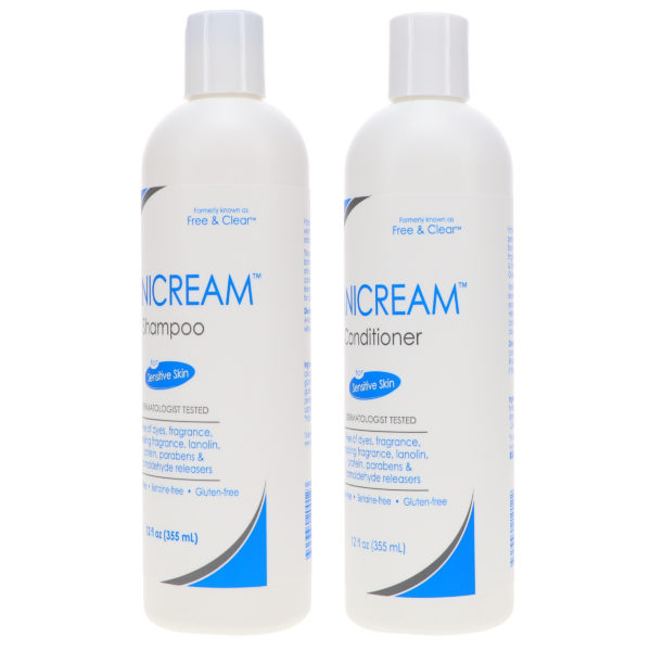 Free & Clear Shampoo 12 oz & Conditioner 12 oz Combo Pack