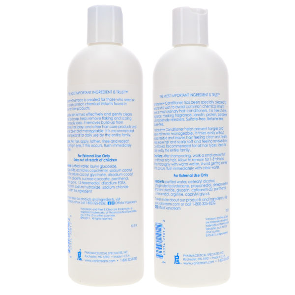 Free & Clear Shampoo 12 oz & Conditioner 12 oz Combo Pack