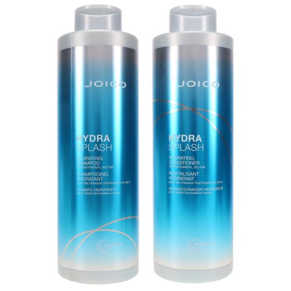 Joico HydraSplash Hydrating Shampoo 33.8 oz & HydraSplash Hydrating Conditioner 33.8 oz Combo Pack