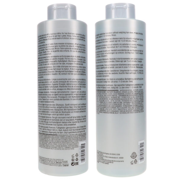 Joico HydraSplash Hydrating Shampoo 33.8 oz & HydraSplash Hydrating Conditioner 33.8 oz Combo Pack