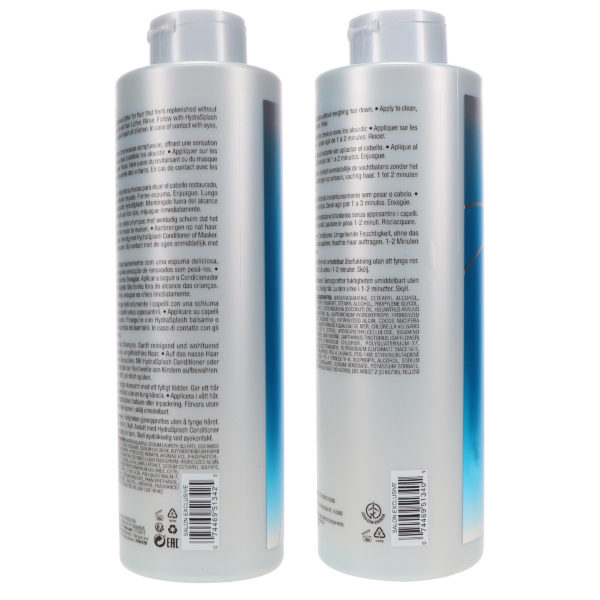 Joico HydraSplash Hydrating Shampoo 33.8 oz & HydraSplash Hydrating Conditioner 33.8 oz Combo Pack