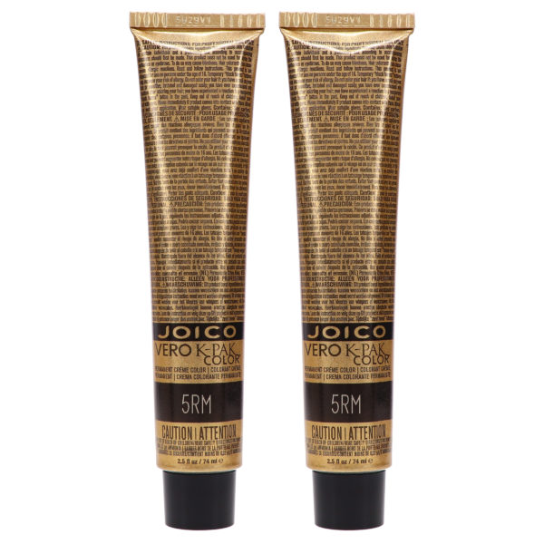 Joico Vero K-Pak 5RM Red Mahogany 2.5 oz 2 Pack