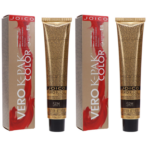 Joico Vero K-Pak 5RM Red Mahogany 2.5 oz 2 Pack